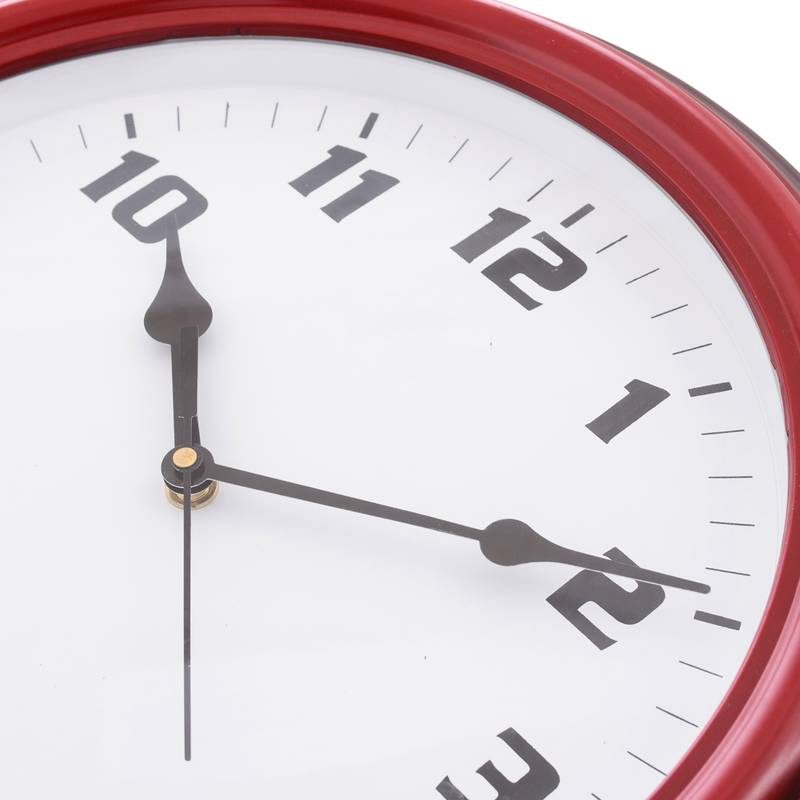 Decorative Retro Round Red Wall Clock eCraftIndia 3081597