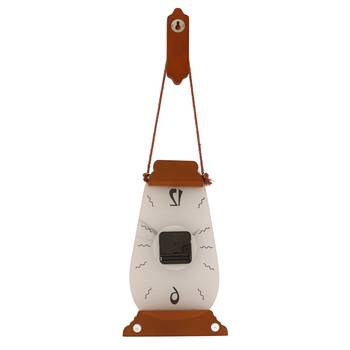 Brown vertical wooden analog wall clock(52 cm x 18 cm) 5