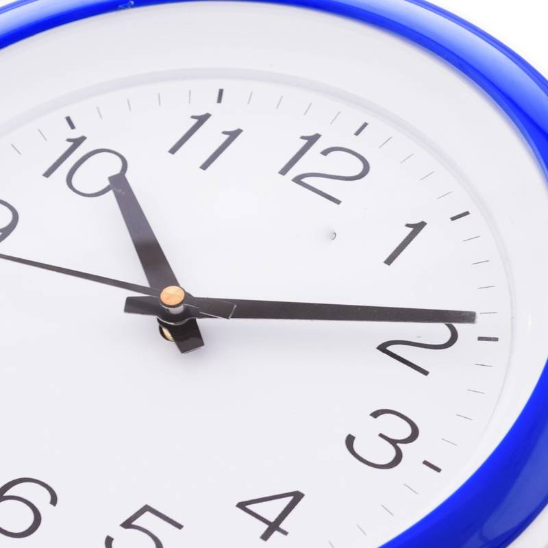 Decorative Retro Round Blue Wall Clock eCraftIndia 3081642