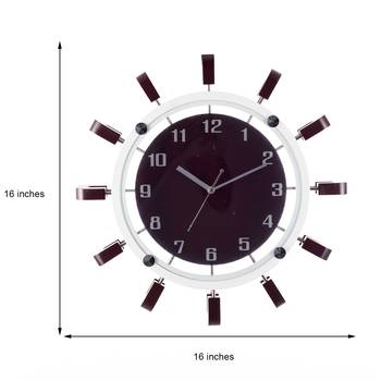 Decorative Analog Black Round Wall Clock 2