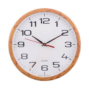 Decorative Retro Round Brown Wall Clock 1