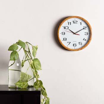 Decorative Retro Round Brown Wall Clock 2