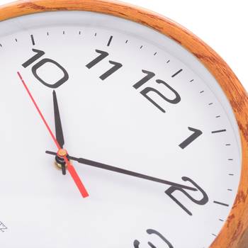 Decorative Retro Round Brown Wall Clock 4