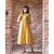 yellow woven cotton stitched dresses