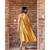 yellow woven cotton stitched dresses