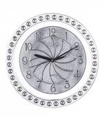 Decorative Analog Silver Round Wall Clock