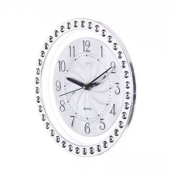 Decorative Analog Silver Round Wall Clock 3