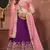 Pleasant Purple Sequins Embroidered Silk Wedding & Party Wear Lehenga