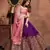 Pleasant Purple Sequins Embroidered Silk Wedding & Party Wear Lehenga