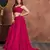 Marvelous Rani Pink Zari, Sequins, and Dori Embroidered Georgette Semi Stitched Lehenga
