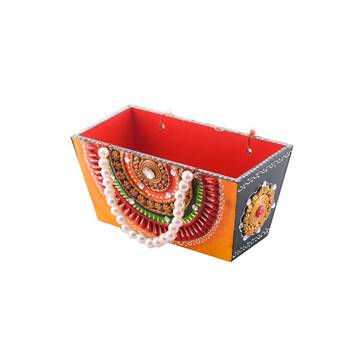 Papier-Mache Wooden Decorative Premium Pen Stand Utility Box 3