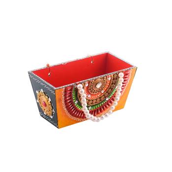Papier-Mache Wooden Decorative Premium Pen Stand Utility Box 4