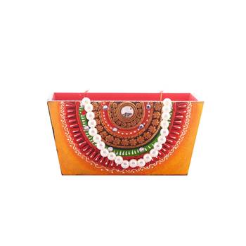Papier-Mache Wooden Decorative Premium Pen Stand Utility Box 5