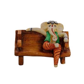 Polyresin Lord Ganesha in McDonald Style Visiting Card Holder 1