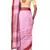 Light Pink Woven Pure Bhagalpuri Linen Saree With Blouse