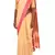 Light Orange Woven Pure Bhagalpuri Linen Saree With Blouse