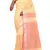 Light Yellow Woven Pure Bhagalpuri Linen Saree With Blouse