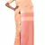 Light Orange Woven Pure Bhagalpuri Linen Saree With Blouse
