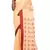Light Orange Woven Pure Bhagalpuri Linen Saree With Blouse