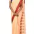 Light Orange Woven Pure Bhagalpuri Linen Saree With Blouse