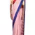 Light Pink Woven Pure Bhagalpuri Linen Saree With Blouse