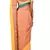 Orange Woven Pure Bhagalpuri Linen Saree With Blouse