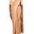 Beige Woven Pure Bhagalpuri Linen Saree With Blouse