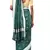 Dark Green Woven Pure Bhagalpuri Linen Saree With Blouse