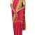 Dark Pink Bengal Handloom Pure Cotton Saree With Blouse