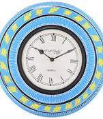 Decorative Analog Blue Wall Clock