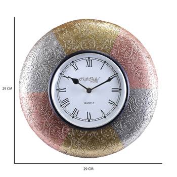 Handcrafted Premium Round Wooden Wall Clock 3