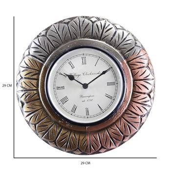 Handcrafted Premium Round Wooden Wall Clock 1