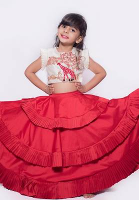 Giraffe Embroidered Lehnga 2
