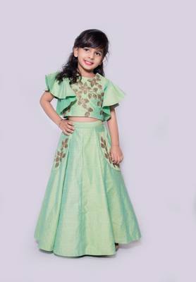Leaf Embroidered Lehnga 1