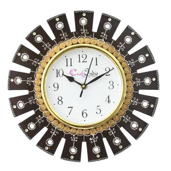 Handcrafted Wooden Wall Clock 1