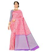 Multicolor Woven Banarasi Silk Saree With Blouse