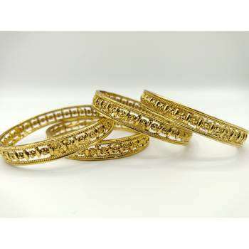 Gold Plated Designer Bangles Set Of 4 2