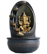 Ovel Textured Lord Ganesha Water Fountain