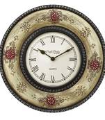 Ethnic Design Handcrafted Wooden Wall Clock