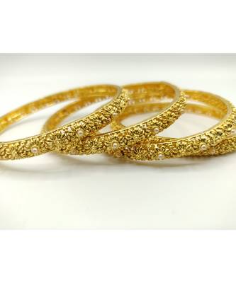 Gold stone bangles 4