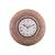 Decorative Brass Work Ethnic Brass and Wooden Handcrafted Wall Clock