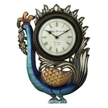 Peocock Design Handcrafted Premium Wooden Wall Clock 1