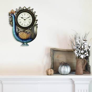 Peocock Design Handcrafted Premium Wooden Wall Clock 2