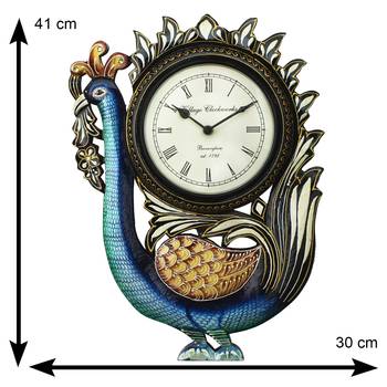 Peocock Design Handcrafted Premium Wooden Wall Clock 3