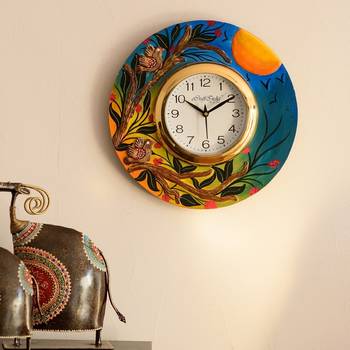Sunrise View Decorative Wooden Handcrafted Wall Clock 1
