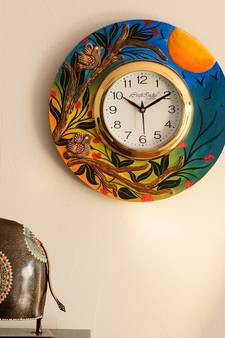 Sunrise View Decorative Wooden Handcrafted Wall Clock