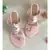 pink leather kolhapuris sandals