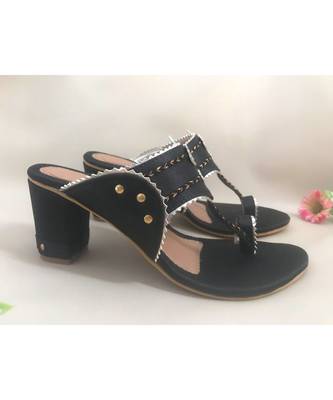 Black Kolhapuris  1