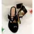 black leather kolhapuris sandals