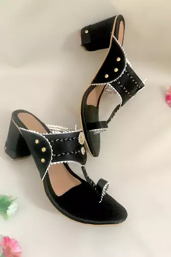 Black Kolhapuris 